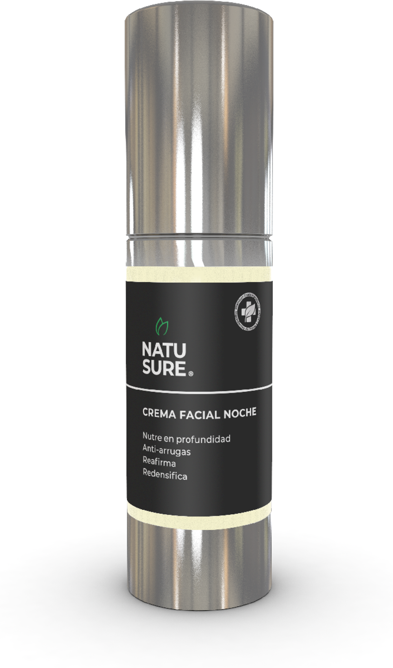 Natusure - Crema Facial De Noche – Colágeno Hidrolizado, Aceite De Rosa Mosqueta Y De Nuez De Macadamia, Vitamina E – Difumina Las Líneas De Expresión Y Nutre En Profundidad La Piel - 30ml