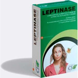 Cfn Lepnase (Leptinase) 45cap - Suplemento Con Extractos Y Cromo Para El Metabolismo De Los Macronutrientes