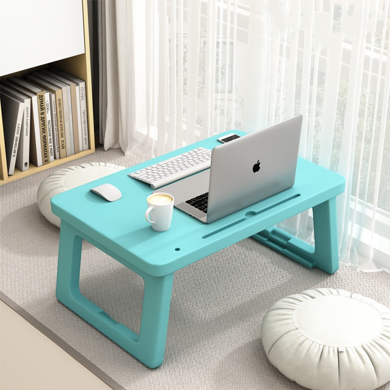 Mesa De Cama Pequeña, Escritorio Plegable Para Computadora Portátil, Polietileno, Con Capacidad Para 15 Kg Green