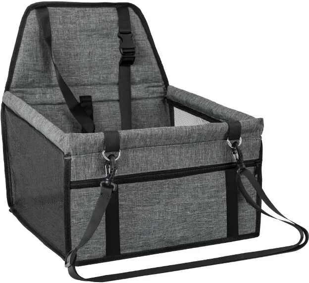 Funda De Asiento De Coche Para Mascotas, Bolsa De Transporte Plegable, Cesta De Transporte Para Gatos Y Perros, Cama Impermeable Gray-Frosted