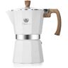 Cafetera Moka Decagonal De Aluminio Para Uso Alimentario Cafetera Espresso Casera Para Café Con Leche Plateado 150ml