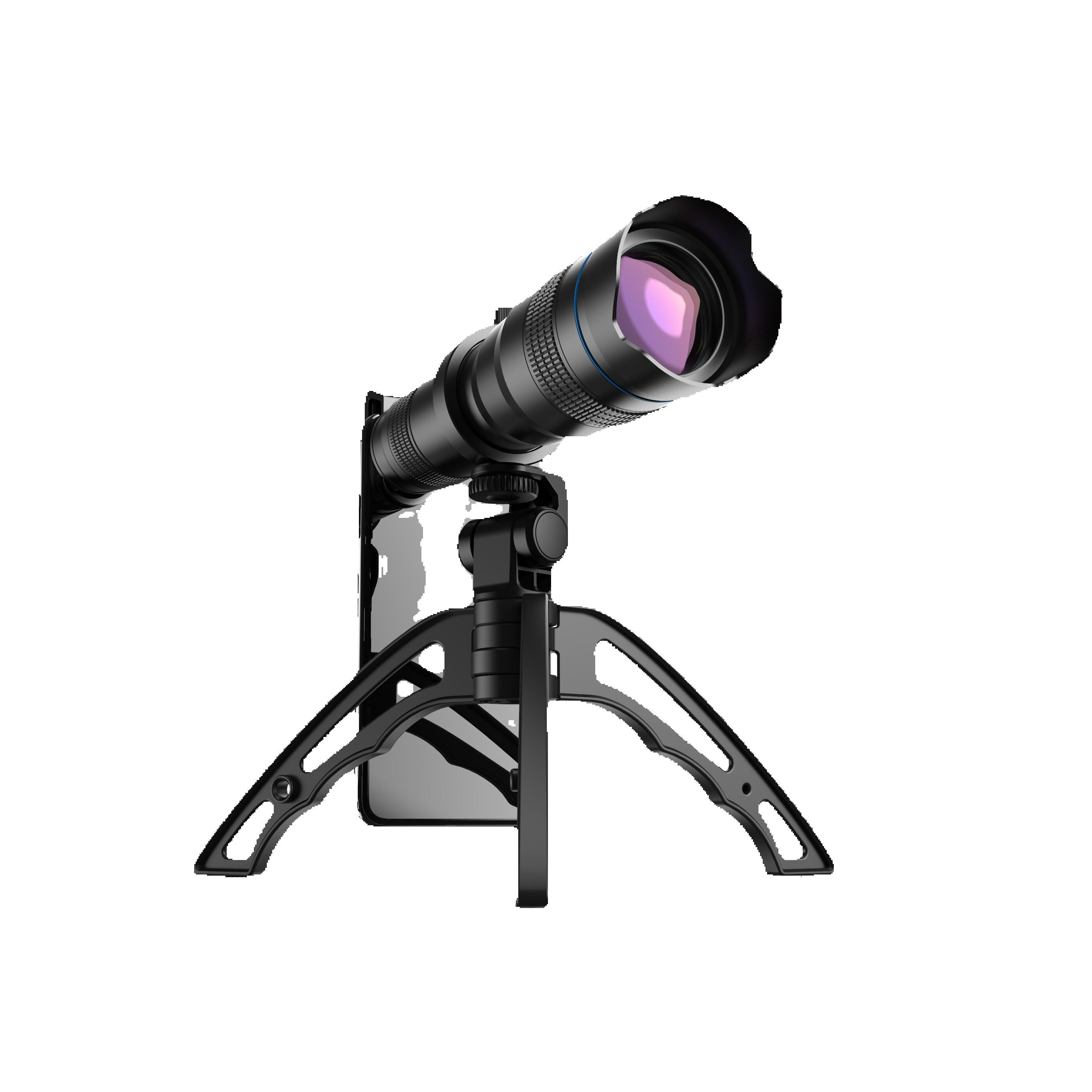 Apexel Hd 36x Telescope Lens Professional Telephoto Zoom Camera Lens With Tripod For Iphone Samsung Smartphones Camping Hunting With Tripod Remote