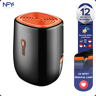 Auto Air Dehumidifier With Continuous Drainage For Closets, Shuts Off When Full, Quiet Operation Orange