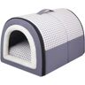 Casa De Perro Suave Y Acogedora Para Mascotas, Cama De Dormir Para Perros Pequeños Y Medianos Dark Blue