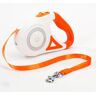 Streamer Led Lights Dog Leash Automatic Extending Nylon Leash Leads Premium Durable Pet Walking Leads Traction Rope Pet Products Orange 5m