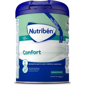 NUTRIBEN Leche infantil desde 1 día en polvo Nutribén Confort sin aceite de palma lata 800 g.