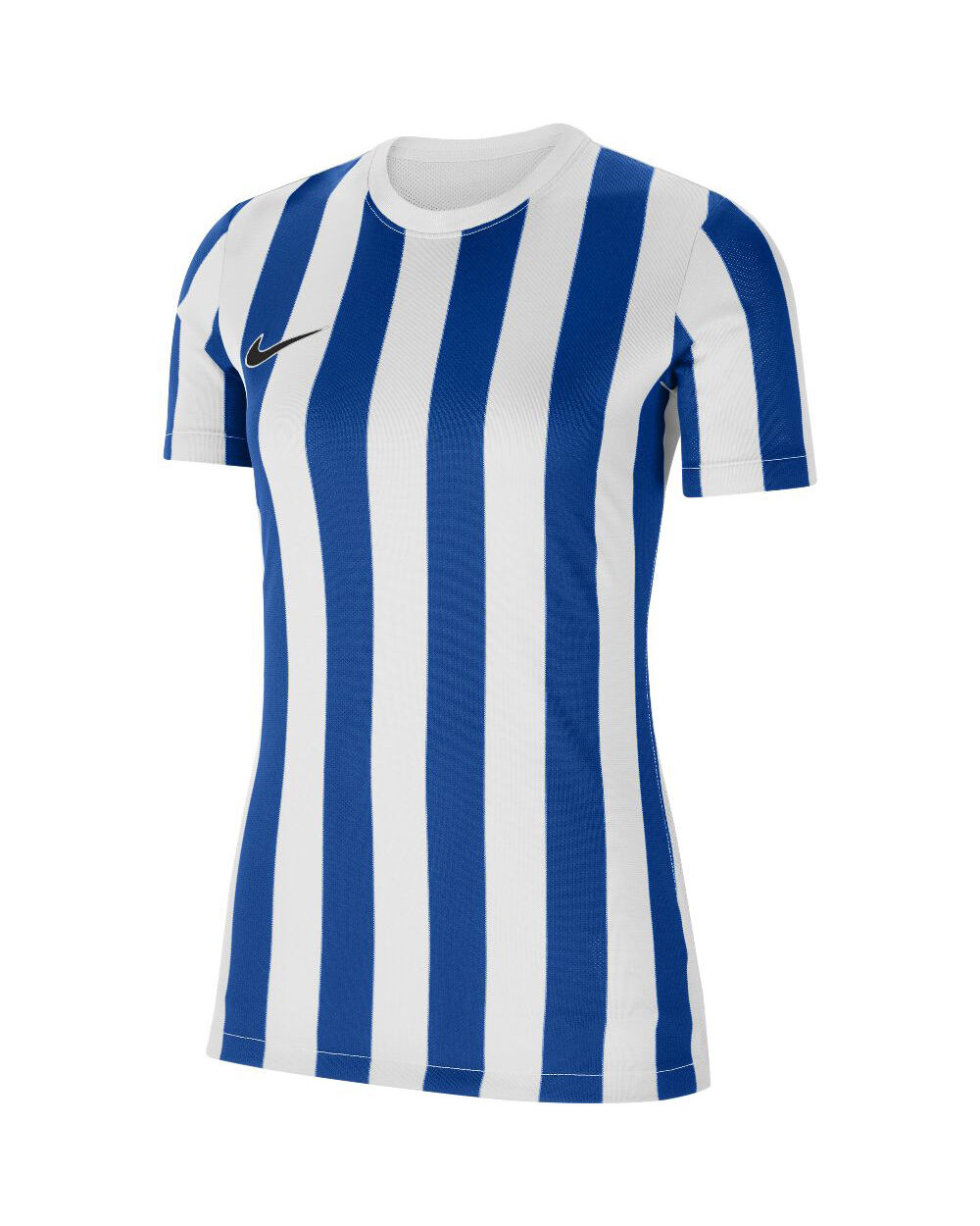 Camiseta Nike Striped Division IV Blanco y Azul Real para Mujeres - CW3816-102