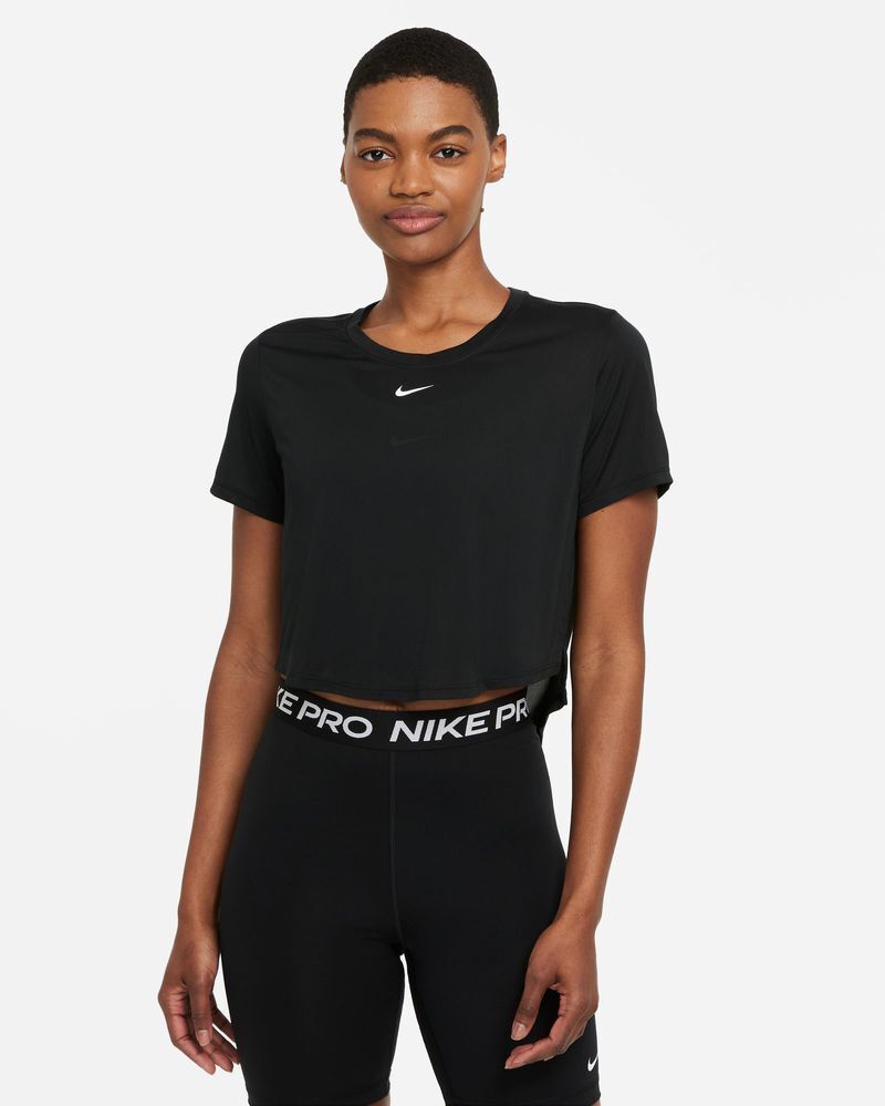 Crop top Nike One Negro Mujeres - DD4954-010