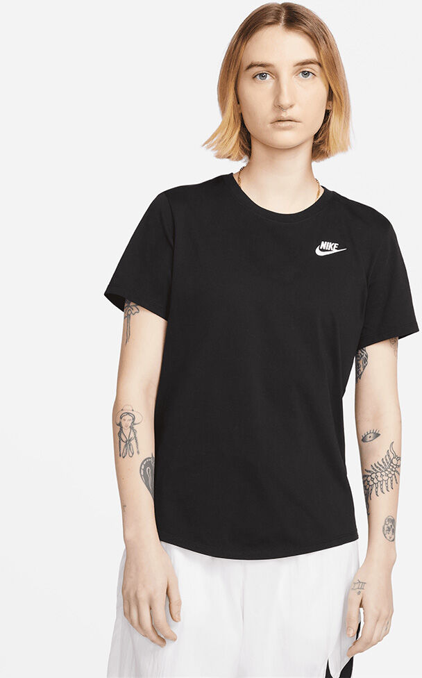 Camiseta Nike Sportswear Club Negro Mujeres - DX7902-010