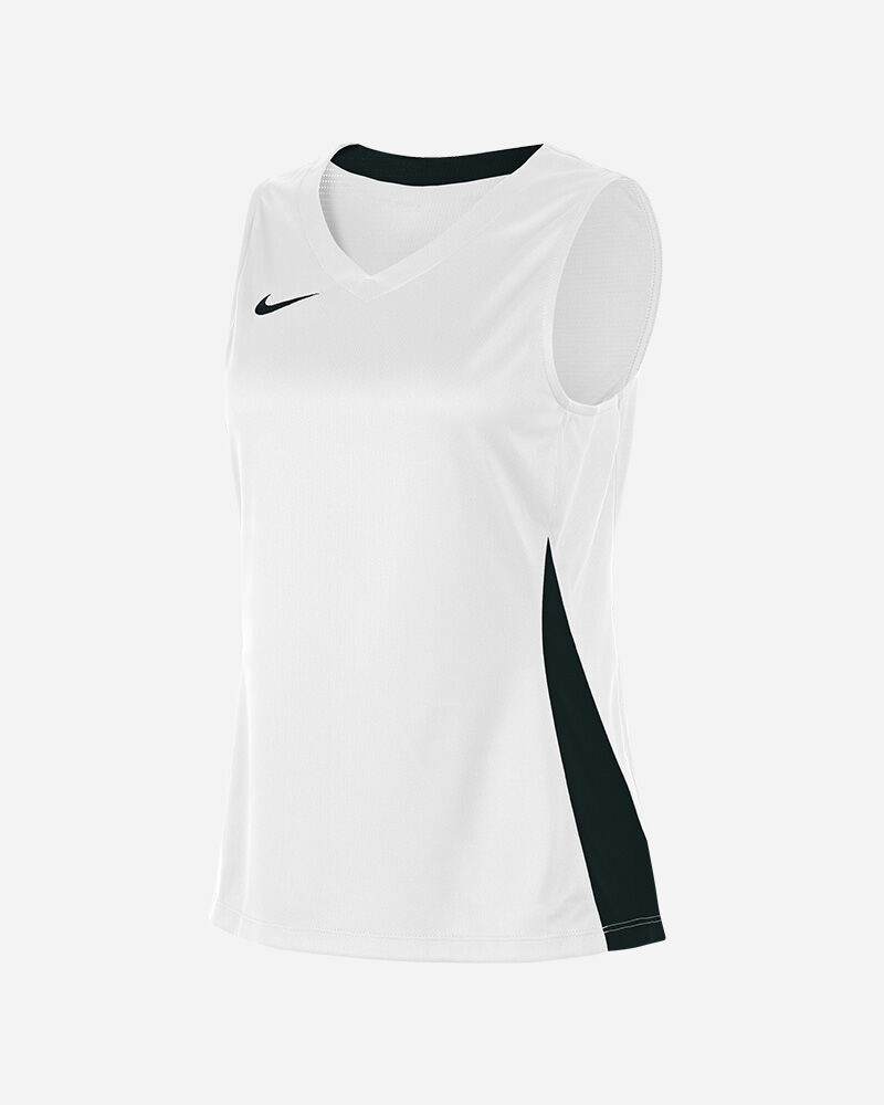 Camiseta de baloncesto Nike Team Blanco y Negro para Mujeres - NT0211-100