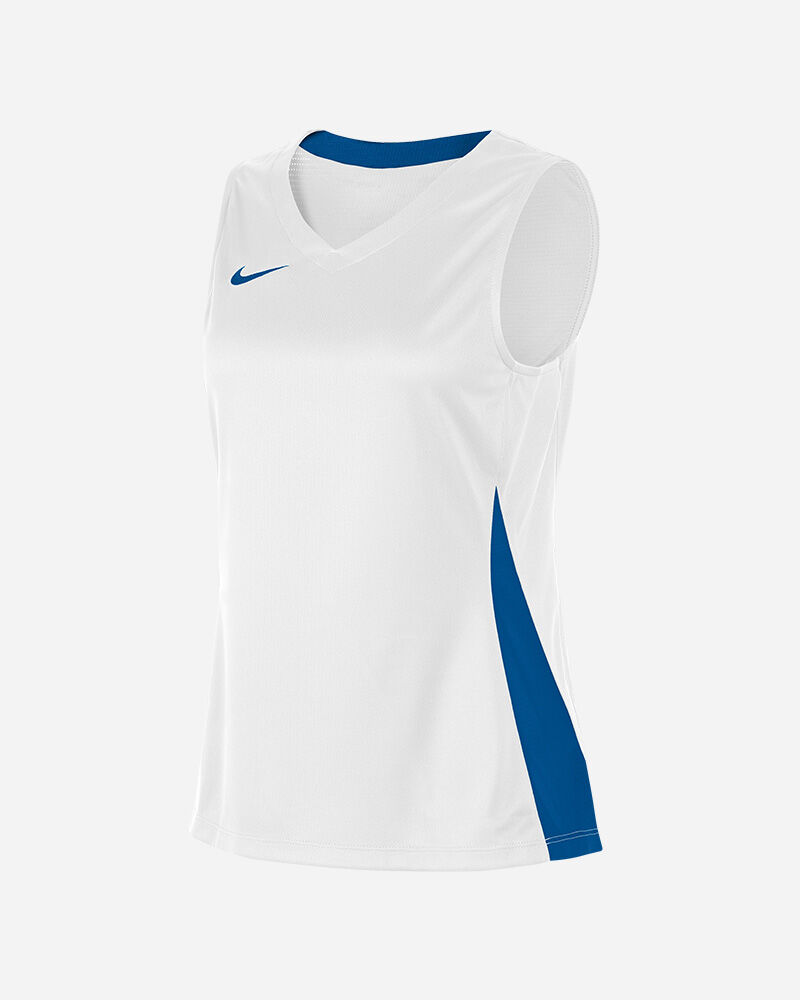 Camiseta de baloncesto Nike Team Blanco y Azul Real para Mujeres - NT0211-102