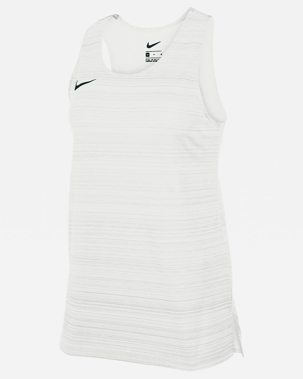 Camiseta sin mangas de running Nike Stock Blanco Mujeres - NT0301-100