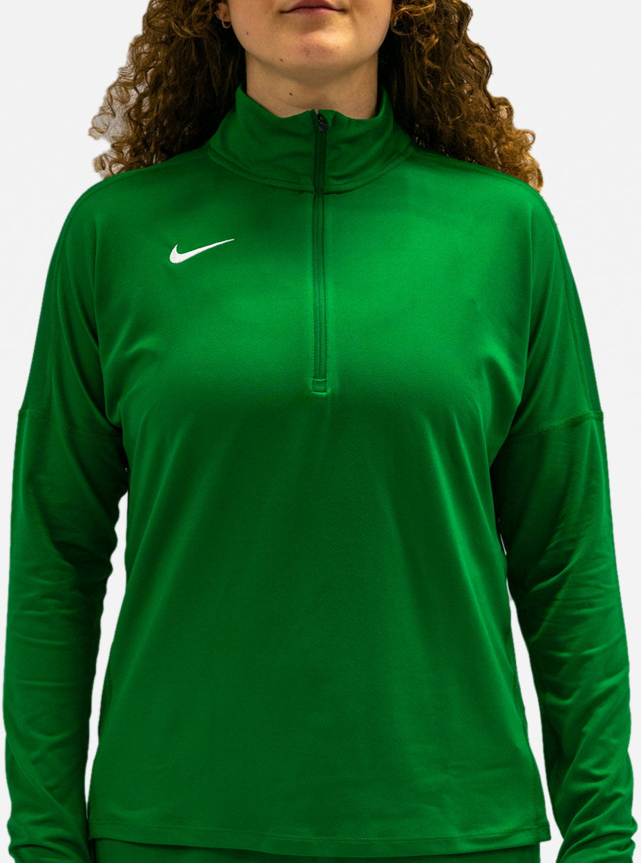 Partes de arriba con 1/2 Zip Nike Dry Element Verde para Mujeres - NT0316-302