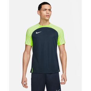 Camiseta Nike Strike 23 Azul Marino y Amarillo Fluorescente para Hombre - DR2276-452