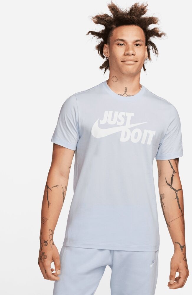 Camiseta Nike Sportswear JDI Gris y Blanco Hombre - AR5006-085