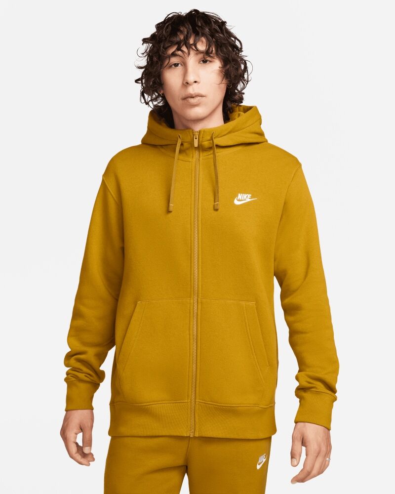 Sudadera con zip y capucha Nike Sportswear Club Fleece Amarillo Hombre - BV2645-716