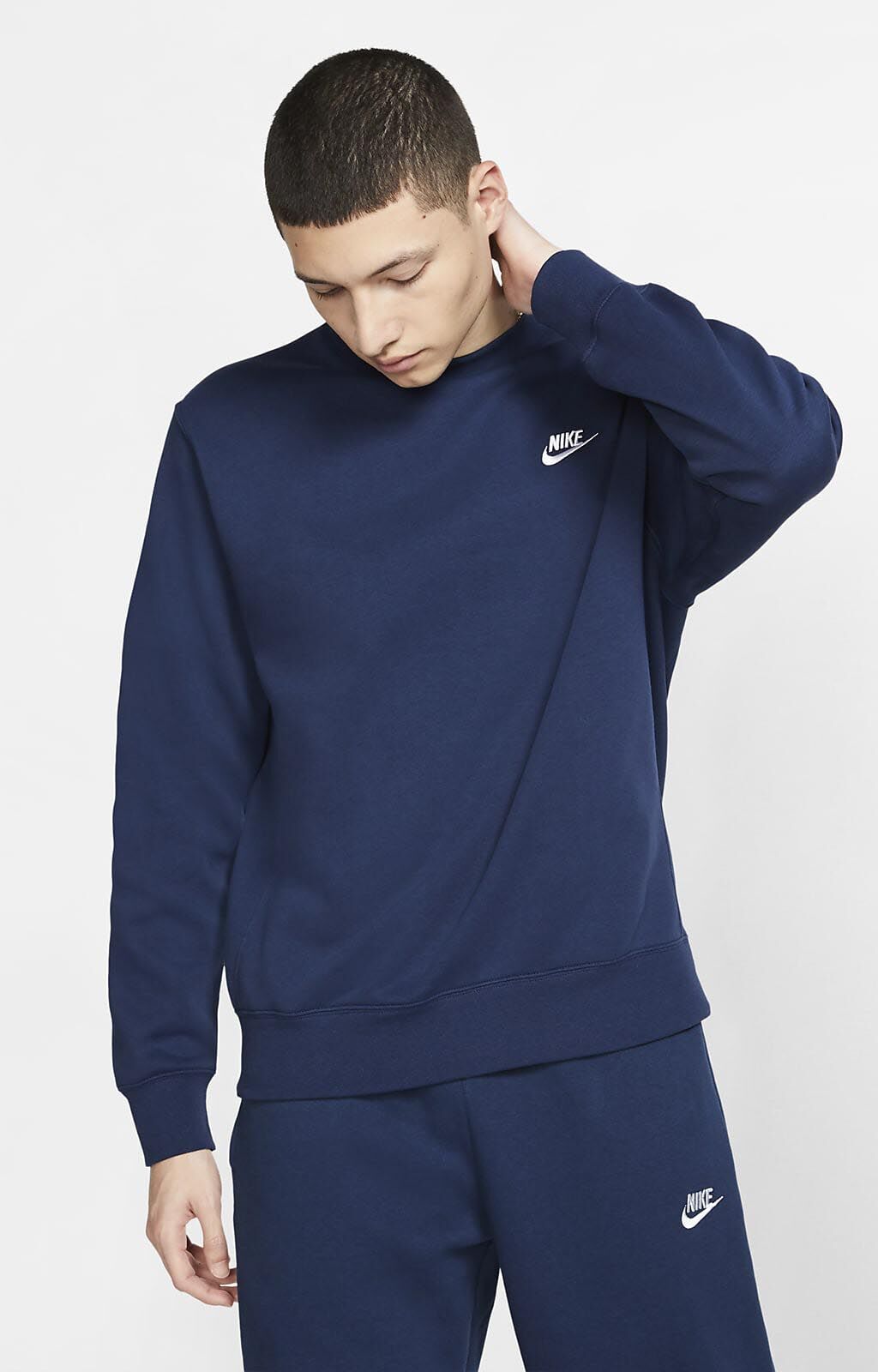 Sudadera Nike Sportswear Club Fleece Azul Marino Hombre - BV2662-410