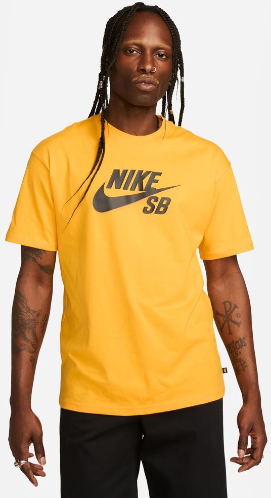 Camiseta Nike Air Max SC Amarillo y Negro Hombre - CV7539-739