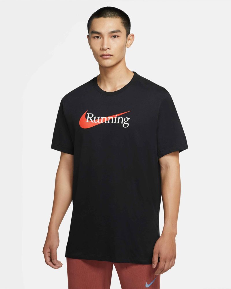 Camiseta de running Nike Dri-FIT Negro para Hombre - CW0945-010