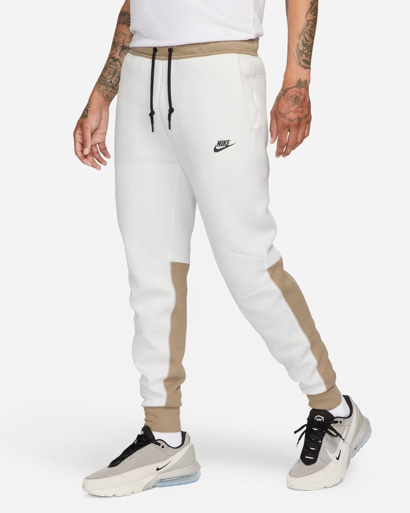 Pantalón de chándal Nike Sportswear Tech Fleece Beige y Blanco Hombre - FB8002-121