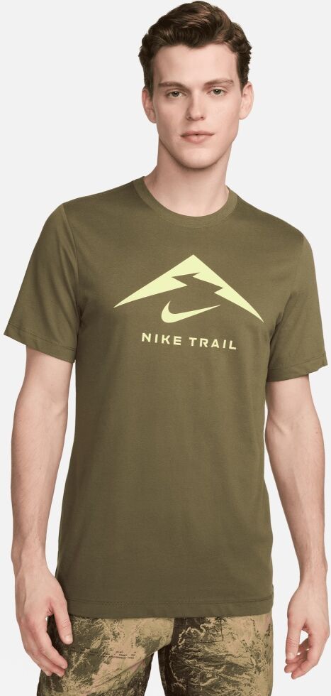 Camiseta de trail Nike Dri-FIT Verde oliva Hombre - FQ3914-222