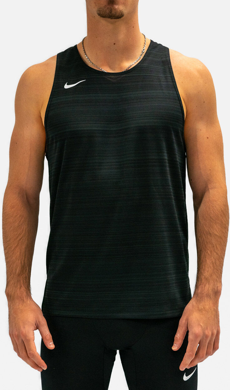 Camiseta sin mangas de running Nike Stock Negro para Hombre - NT0300-010