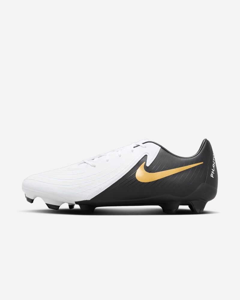 Zapatillas de fútbol Nike Phantom GX FG/MG Blanco y Negro Hombre - FD6723-100