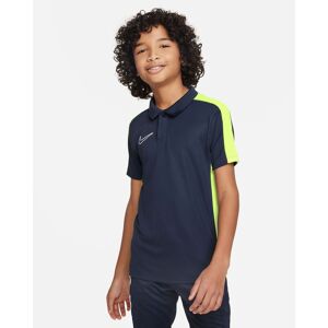 Polo Nike Academy 23 Azul Marino y Amarillo Fluorescente para Niño - DR1350-452