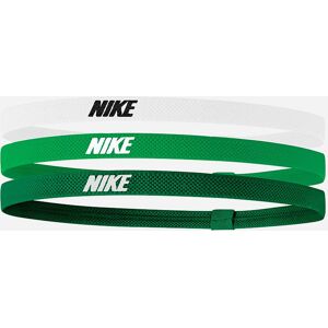 Set de 3 cintas para la cabeza Nike Elastic Blanco y Verde Unisex - DR5205-146