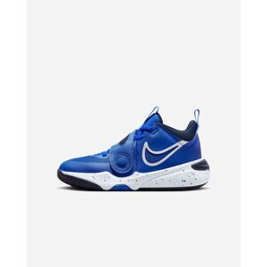 Zapatillas de baloncesto Nike Team Hustle D 11 Azul Real y Blanco Niño - DV8996-400