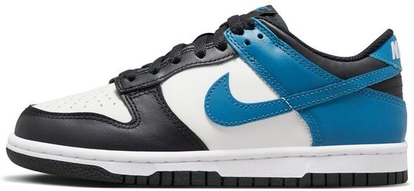 Zapatillas Nike Dunk Low Blanco/Negro/Azul Niño - DH9765-104