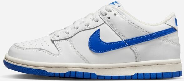 Zapatillas Nike Dunk Low Blanco y Azul Real Niño - DH9765-105