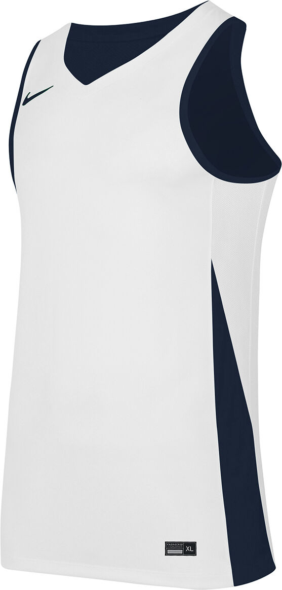 Camiseta de baloncesto reversible Nike Team Azul Marino y Blanco Niño - NT0204-451