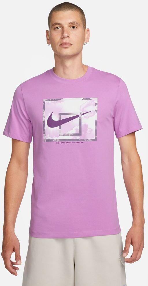 Camiseta de basket Nike JDI Violeta Hombre - FJ2338-532