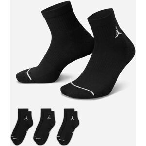 Lote de pares de calcetines Nike Jordan Negro Unisex - DX9655-010