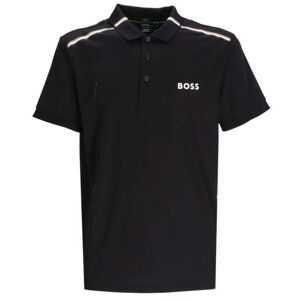 BOSS Polo de tenis para hombre BOSS x Matteo Berrettini Patteo MB Slim Fit Polo Shirt - black M