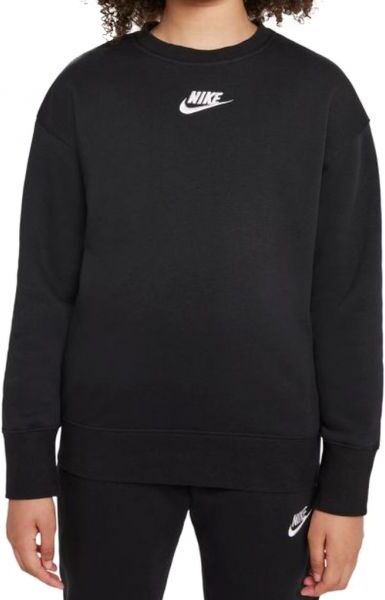 Sudadera para niña Nike Sportswear Club Fleece - black/white XS