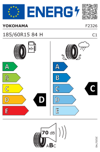 Neumatico Yokohama dB decibel E70 185/60 R 15 84 H