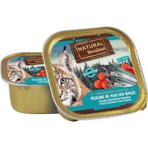 Comida Natural Gatos Adultos Con Pescado y Tomate 100 g - Natural-Woodland