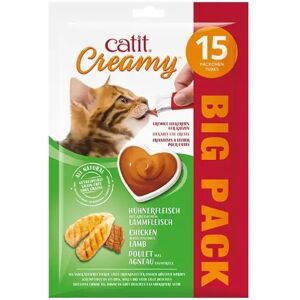 Comida Húmeda Gatos Catit Creamy Pollo Cordero 15x10g Pollo,Cordero - CATIT