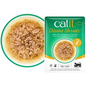 Comida Húmeda Gatos Catit DivineShreds Sopa Atún Dorada Wakame 75g - CATIT