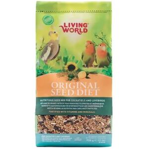 Comida Premium Pajaros Living World Original Semillas Ninfa 908g - LIVING WORLD