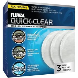 Filtros Acuarío Fluval Quick Clearalmohadilla Ultra Fina Fx 3Uds - FLUVAL