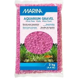 Decoración Acuario Marina Grava Rosa 2Kg - MARINA