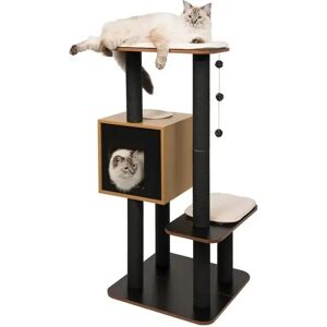 Rascadores Gatos Catit Vesper High Base Negro - CATIT