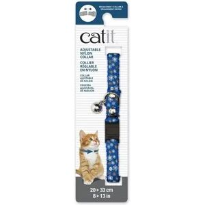 Transporte Gatos Catit Collar Breakaway Remache Plata Flores 4,7x1,2x18,1 - CATIT