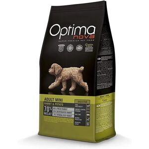 Optima Nova Adulto Mini Digestive Conejo Patata Grain Free 8Kg - OPTIMA NOVA