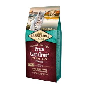 Proteinas Gato Premium Carnilove Feline Adult Fresh Carpa Trucha 6Kg - CARNILOVE
