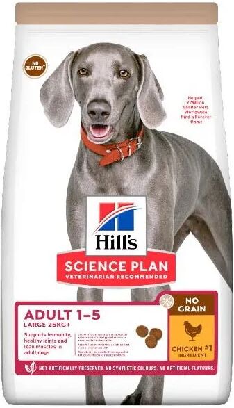 Dieta Proteinas Perro HillS Hsp Canine Adult No Grain Large Pollo 14Kg - HILLS