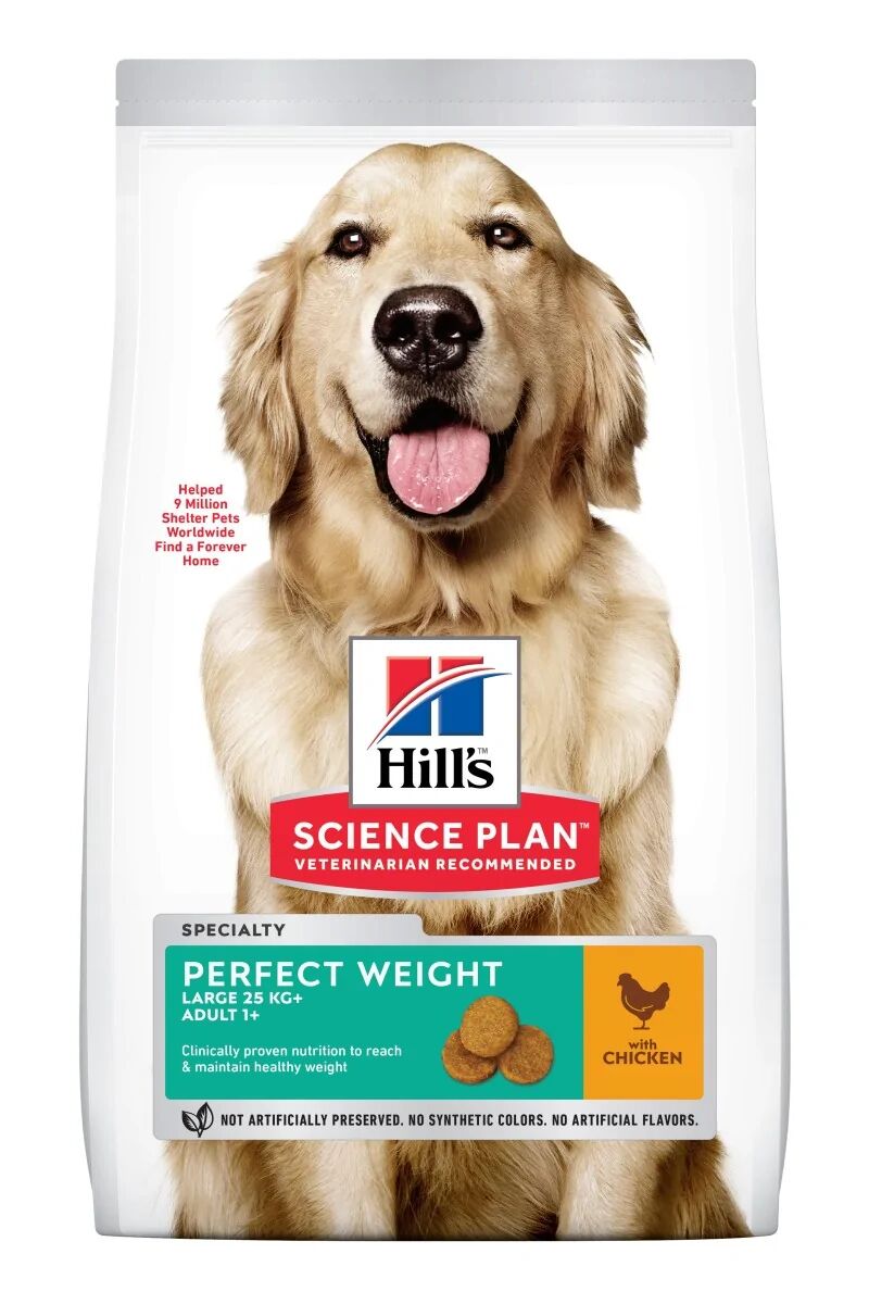 Dieta Proteinas Perro HillS Hsp Canine Adult Perfect Weight Large Pollo 12Kg - HILLS